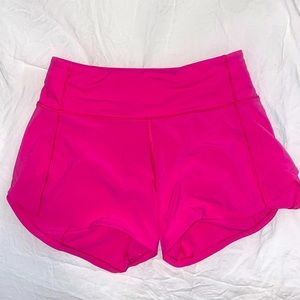 Lululemon Mid Rise Speed Up Short Sonic Pink